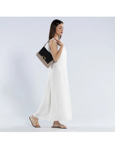 Calipso Medium Satchel Avana /Nero