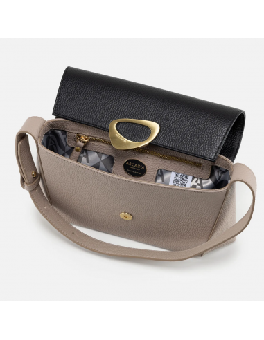 Calipso Medium Satchel Avana /Nero