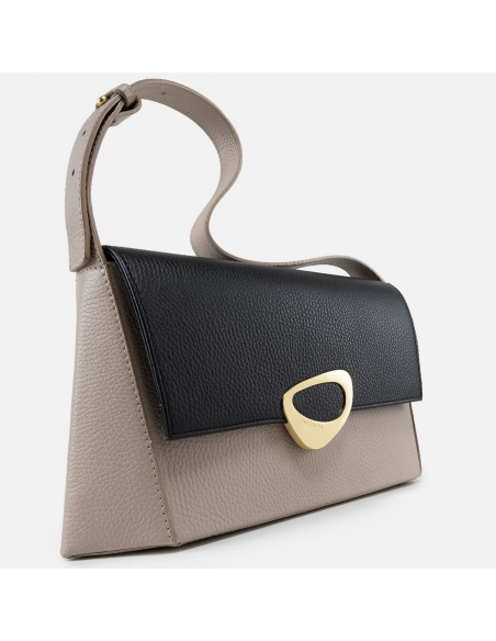 Calipso Medium Satchel Avana /Nero