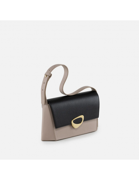 Calipso Medium Satchel Avana /Nero