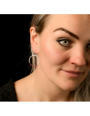 Granat Earrings Large