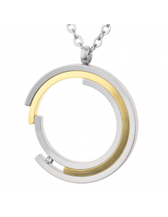 Circular Diamond Pendant large