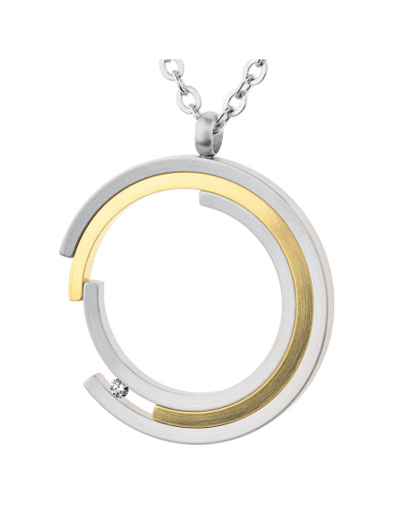 Circular Diamond Pendant large
