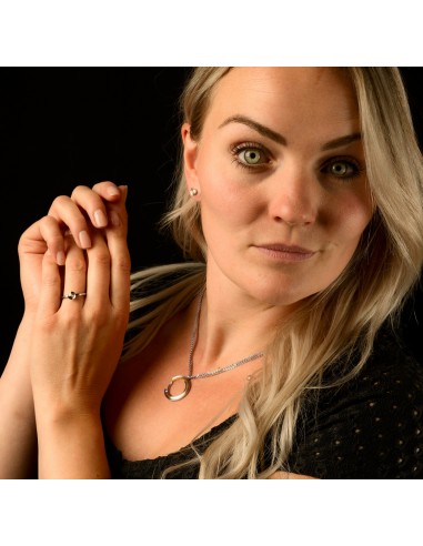 Pendientes Circular Diamante