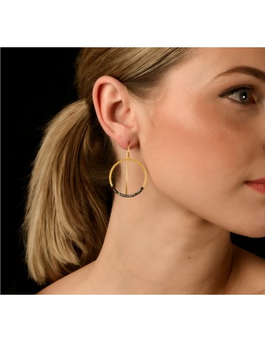 Pendientes Hematites largos