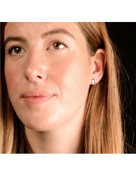 Pendientes cuadrados raya