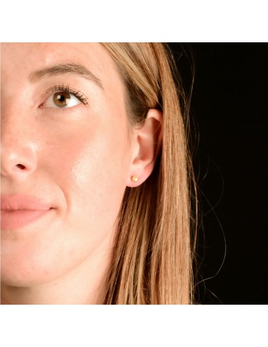 Pendientes Bolitas Dorados