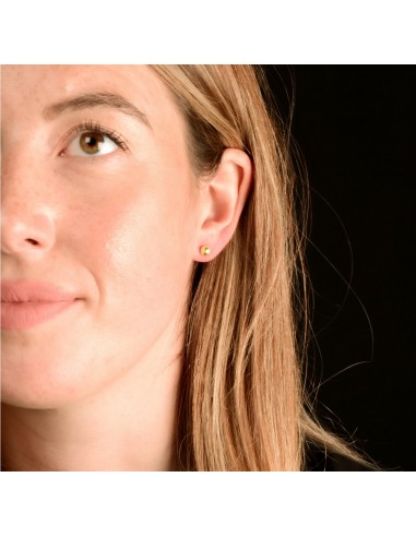 Pendientes Bolitas Dorados