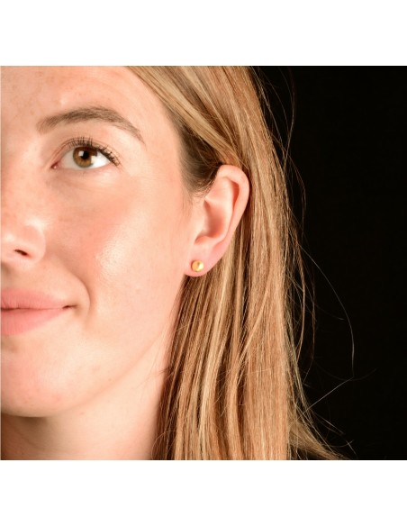 Pendientes Bolas Dorados