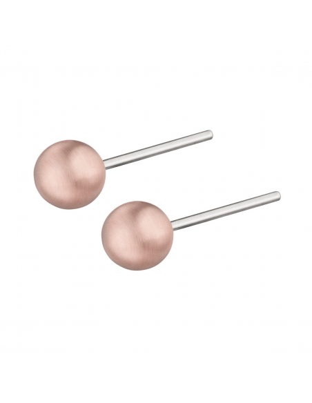 Pendientes Bolita Rosa