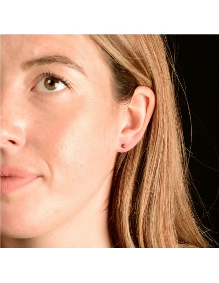 Pendientes Bolitas Bronce