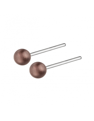 Pendientes Bolitas Bronce