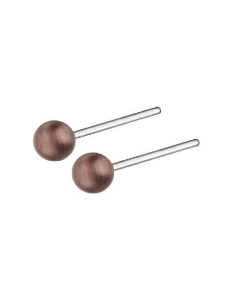 Pendientes Bolitas Bronce