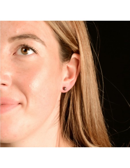 Pendientes Bolitas Bronce