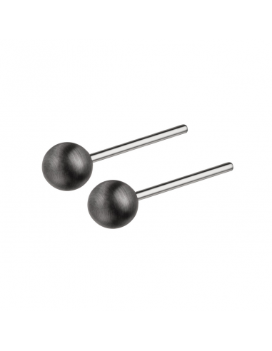 Pendientes Bolitas Negro