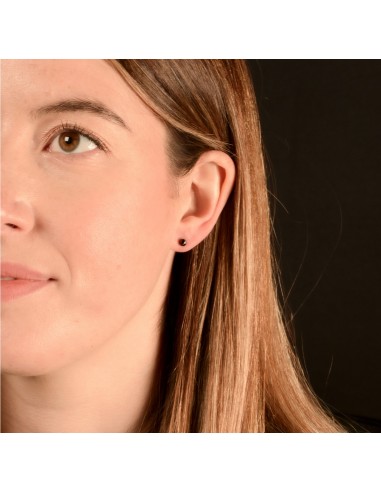 Pendientes Bolitas Negro