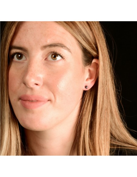 Pendientes Bolitas Negro