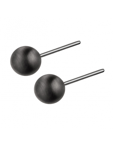 Pendientes Bolas Negro