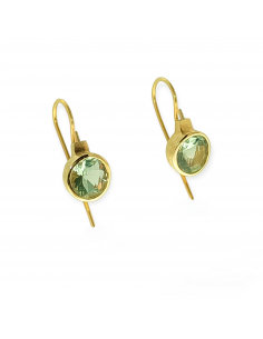 Green  Amatyst Earrings 2