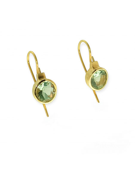 Pendientes Amatista Verde