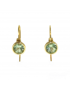 Green  Amatyst Earrings