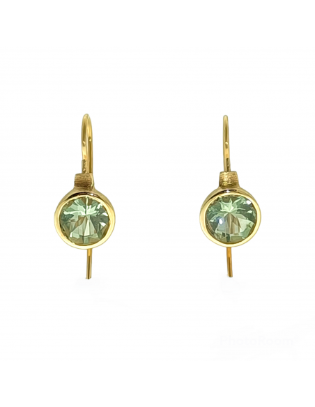 Pendientes Amatista Verde