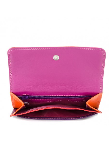 Double Flap Purse/Wallet Sangria Multi