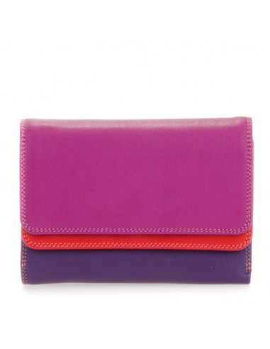 Double Flap Purse/Wallet Sangria Multi
