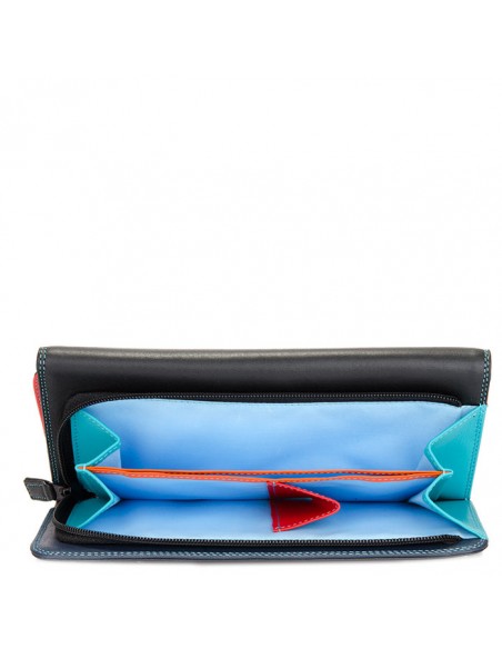 Tri-fold Zip Wallet Black Pace