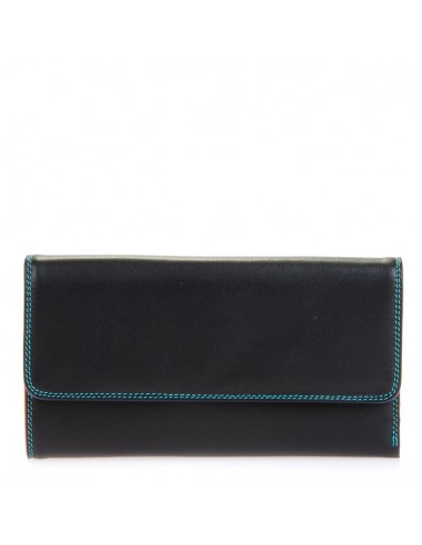 Tri-fold Zip Wallet Black Pace