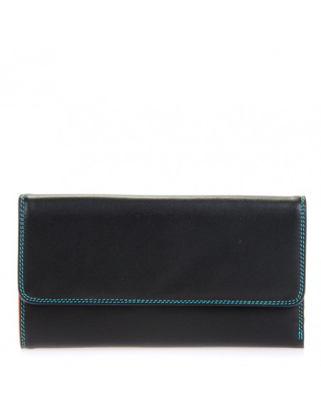 Tri-fold Zip Wallet Black Pace