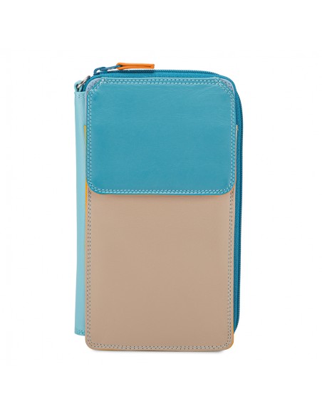 Zip Round Multi Purse with Shoulder Strap Sardinia