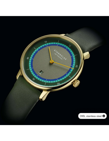 Sternglas Naos XS E Argo green Watch
