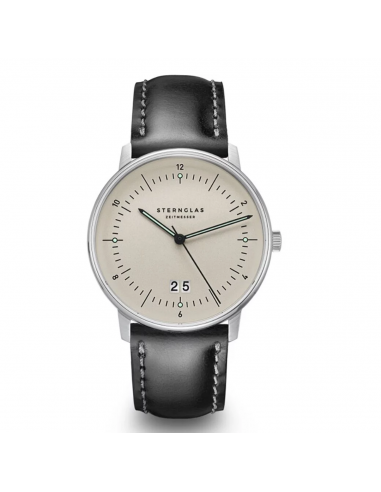 Reloj Sternglas Naos Großdatum alabaster