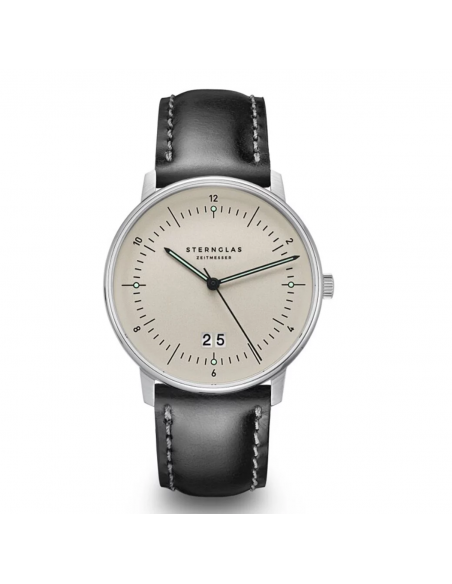 Reloj Sternglas Naos Großdatum alabaster