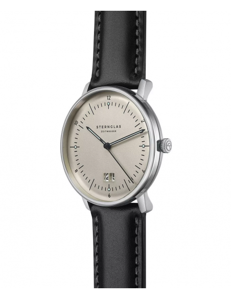 Reloj Sternglas Naos Großdatum alabaster