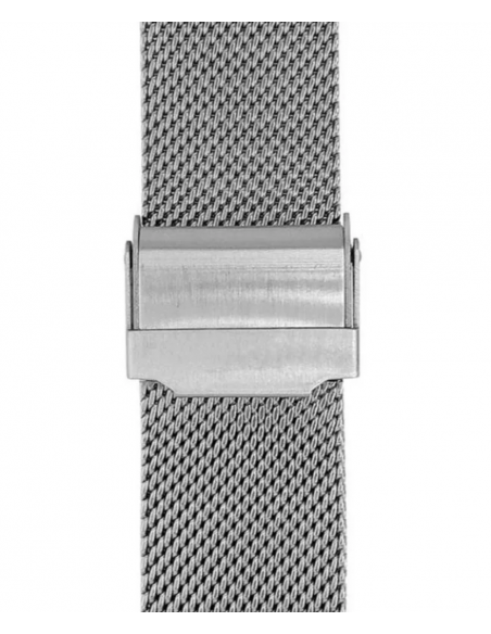 Zeppelin Silver Mesh watch band