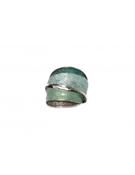 Large Emerald Green Troia Ring