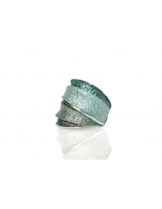 Anillo Troia Verde Esmeralda Grande 2