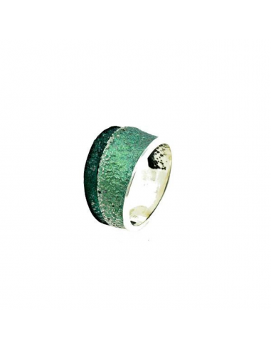 Anillo Troia verde esmeralda Pequeño