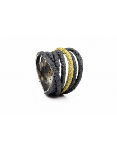 Anillo Sira Plata y Oro