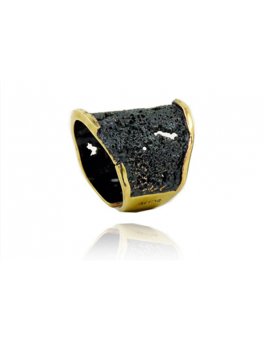 Anillo Intenzza Goldenblack Grande