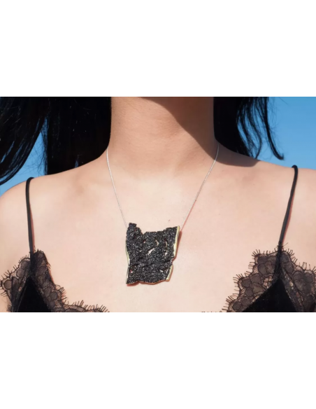 Intenzza Goldenblack Large Pendant