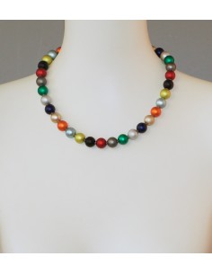 Step by Step Multicolor Necklace