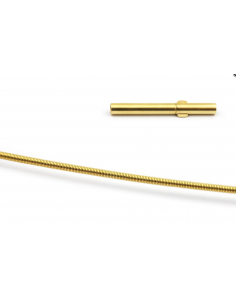 Soft Spiral Golden Steel Cable