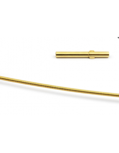 Soft Spiral Golden Steel Cable