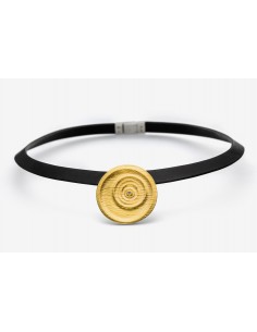 Necklace silver, Gold and Diamond