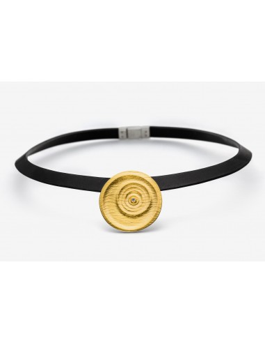 Necklace silver, Gold and Diamond