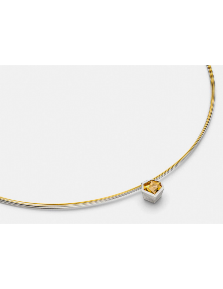 Colgante Plata y Citrino