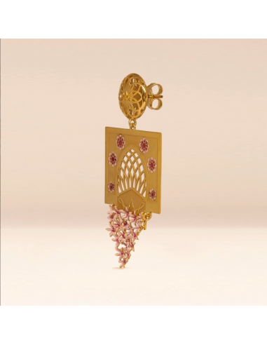 Pendientes florales de oro de Córdoba